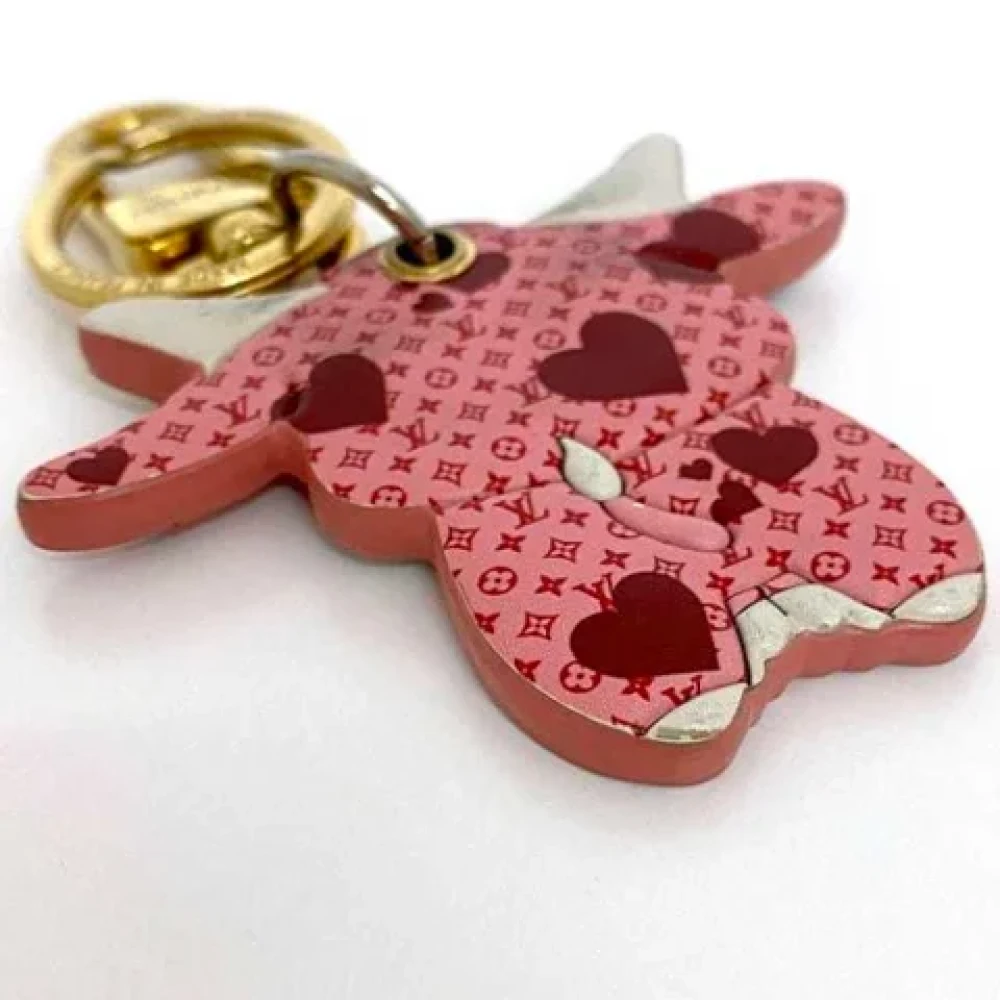 Louis Vuitton Vintage Pre-owned Leather key-holders Pink Dames