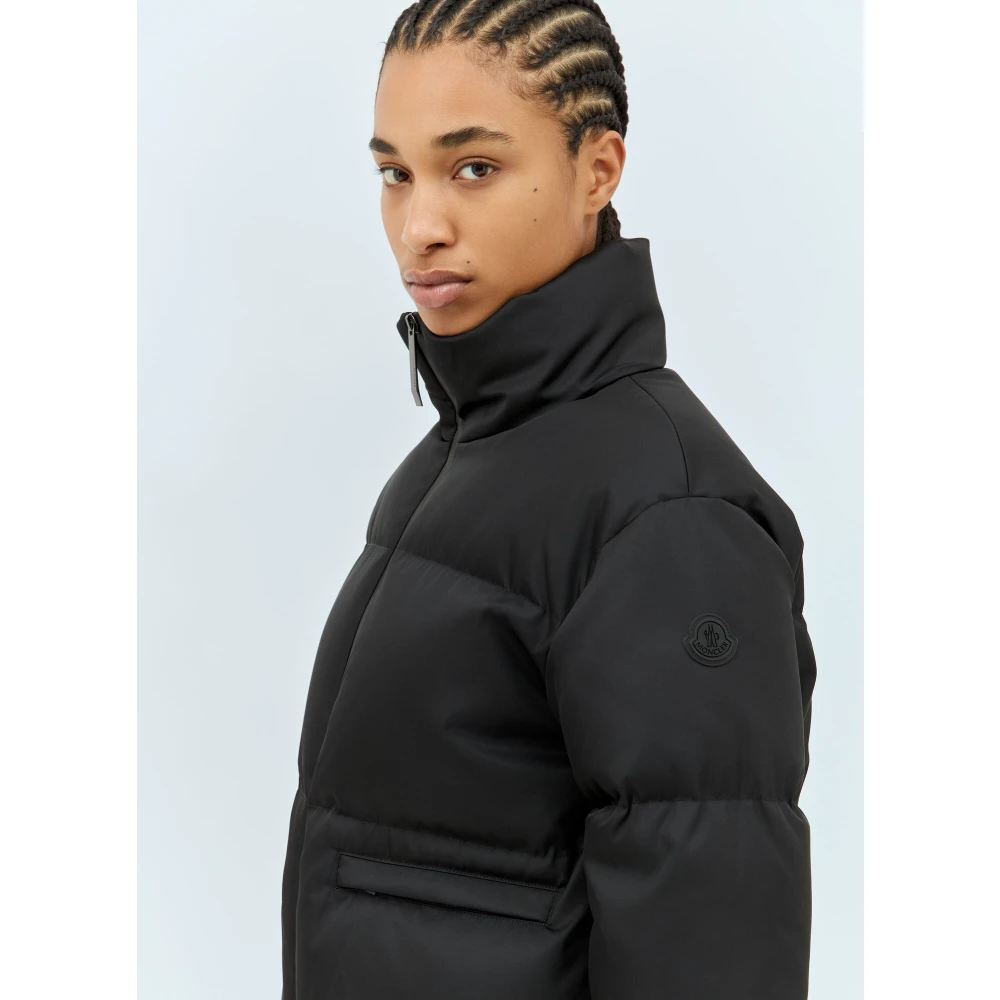 Moncler Mat Gewatteerd Donsjack Black Dames