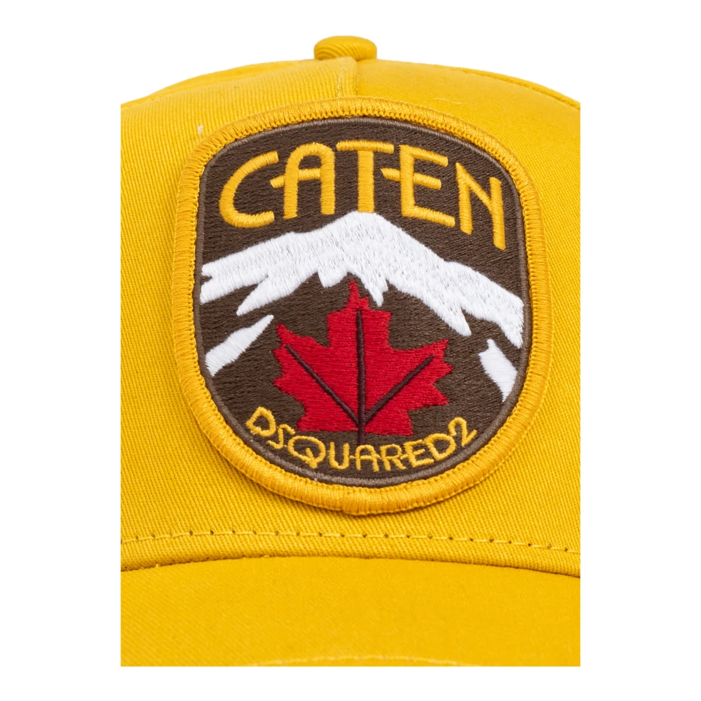 Dsquared2 Baseball Cap Yellow Heren