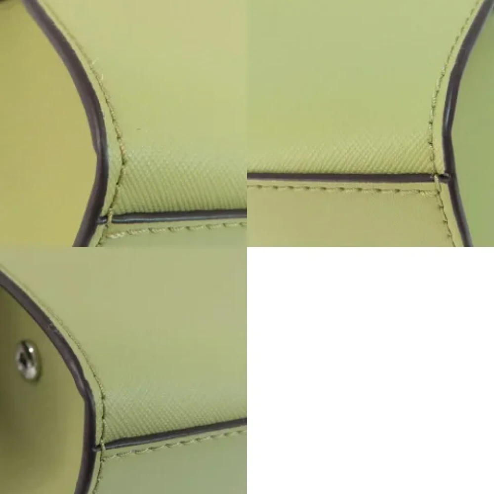 Michael Kors Pre-owned Leather shoulder-bags Green Dames