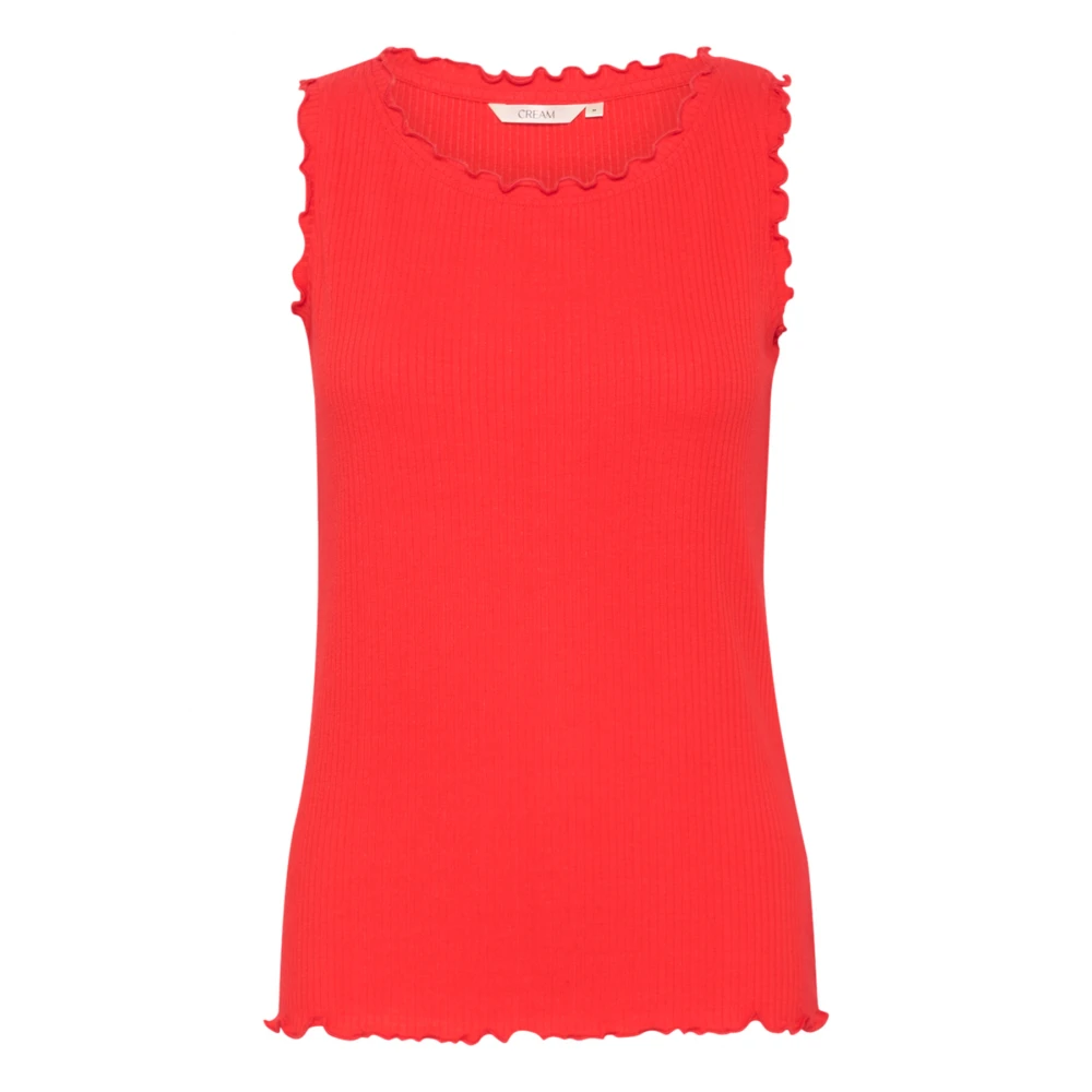Tops > Sleeveless Tops - - Cream - Modalova