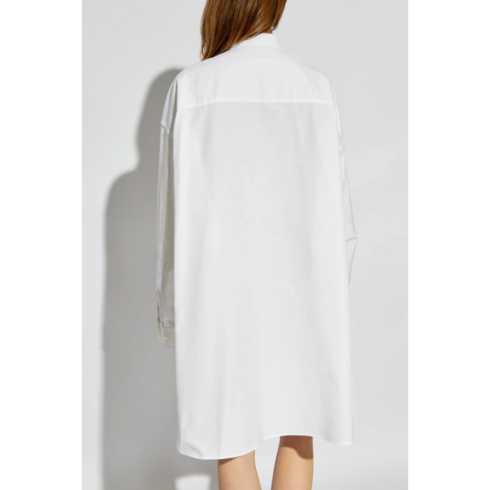 Maison Margiela Oversized Cut Shirt White Dames