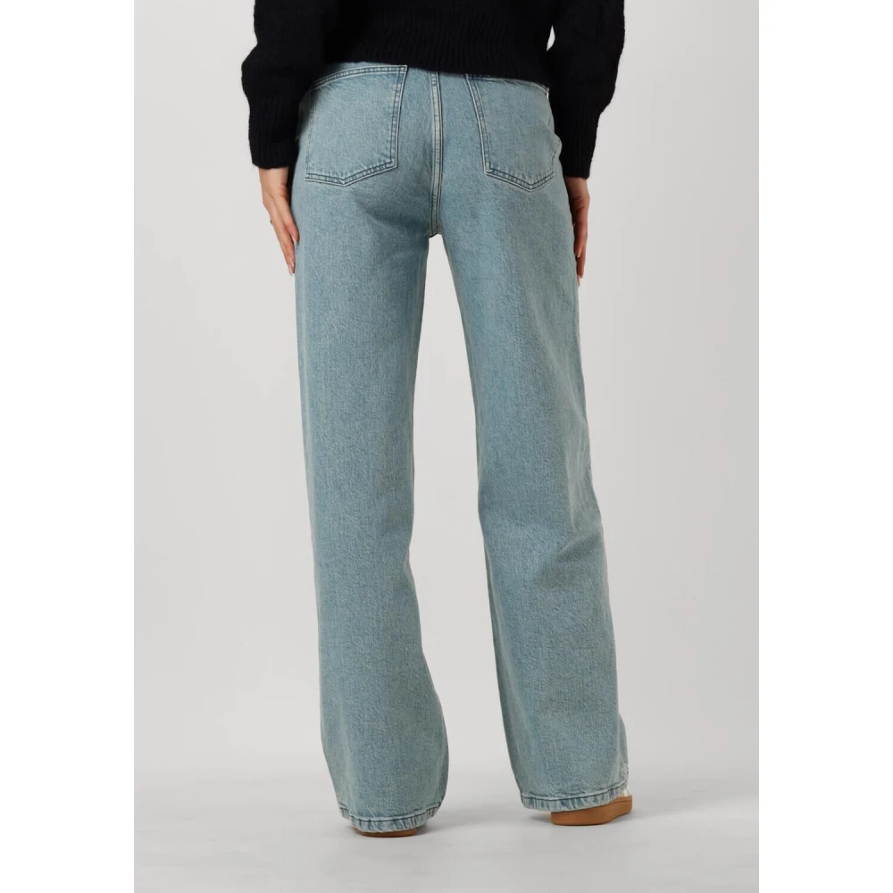 By-Bar Lina Non Stretch Wide Jeans Blue Dames