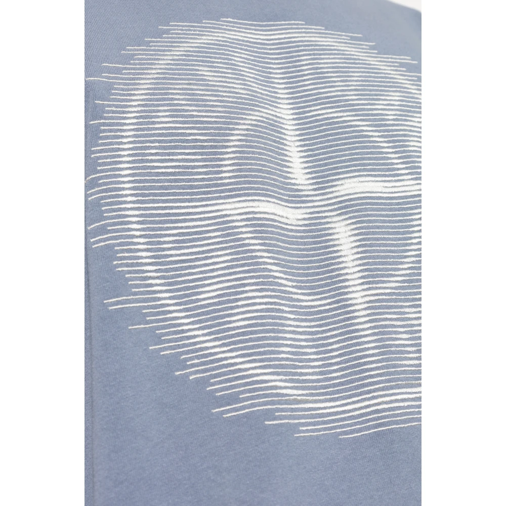Stone Island T-shirt met print Blue Heren