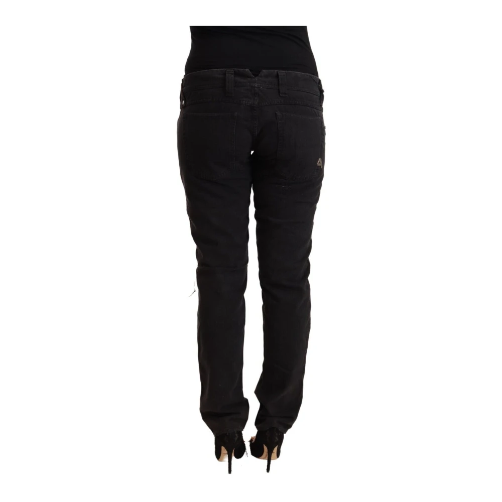 Cycle Zwarte Distressed Slim Fit Jeans Black Dames