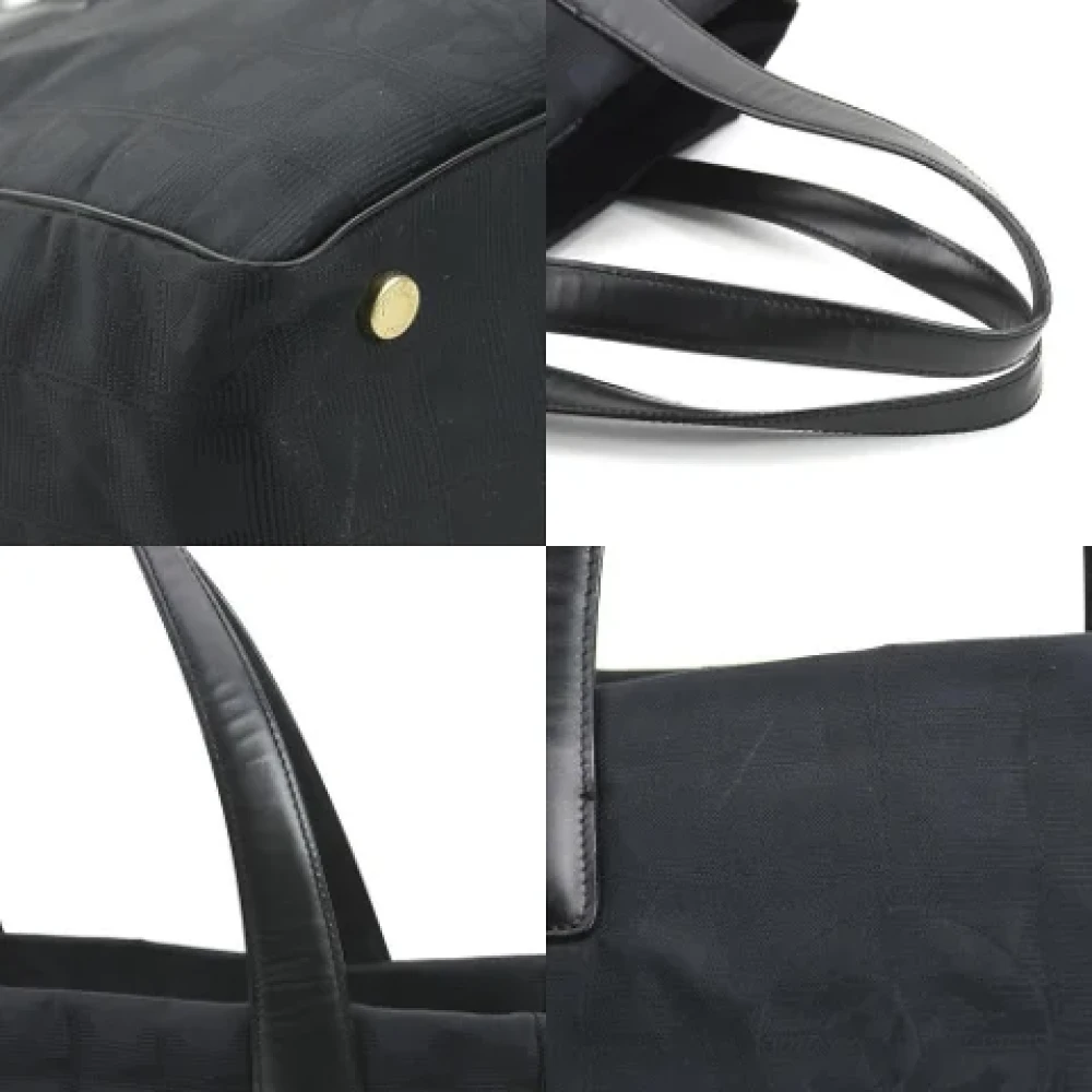 Chanel Vintage Pre-owned Leather shoulder-bags Black Dames