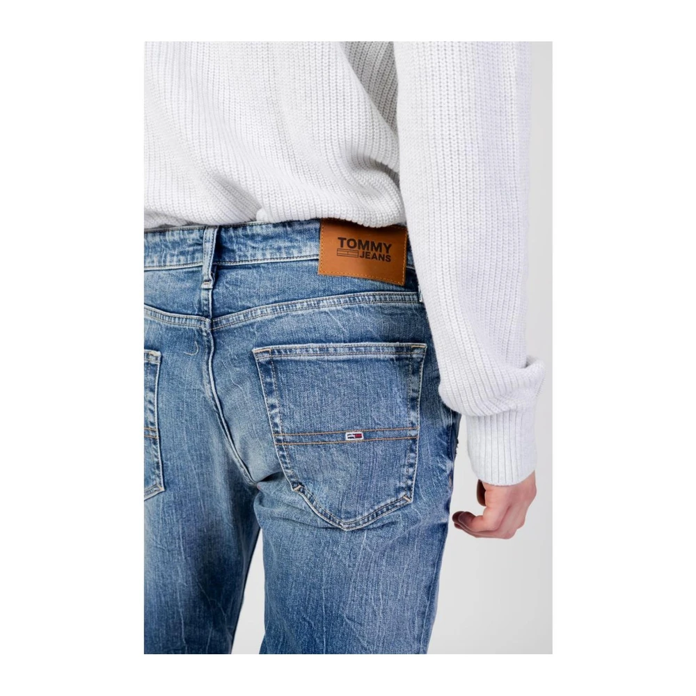 Tommy Jeans Regenerative Cotton Tapered Blue Jeans Blue Heren