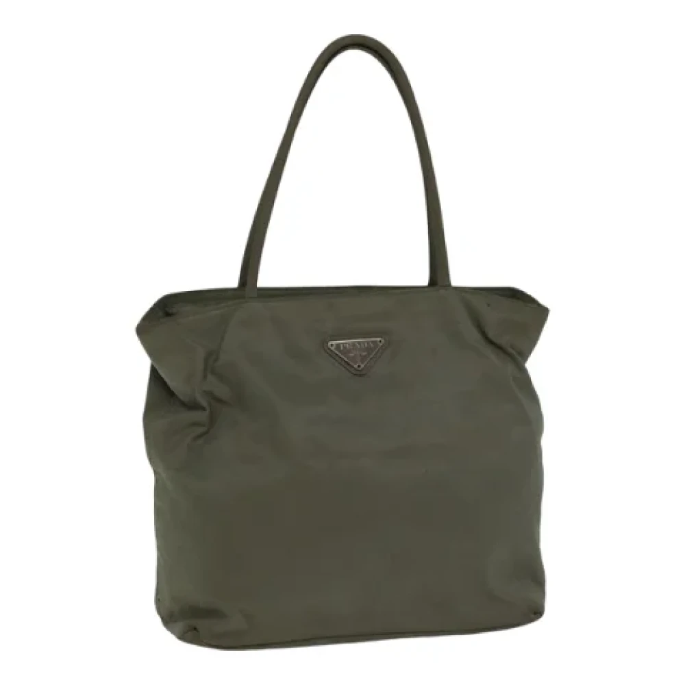 Prada Vintage Pre-owned Nylon totes Beige Dames