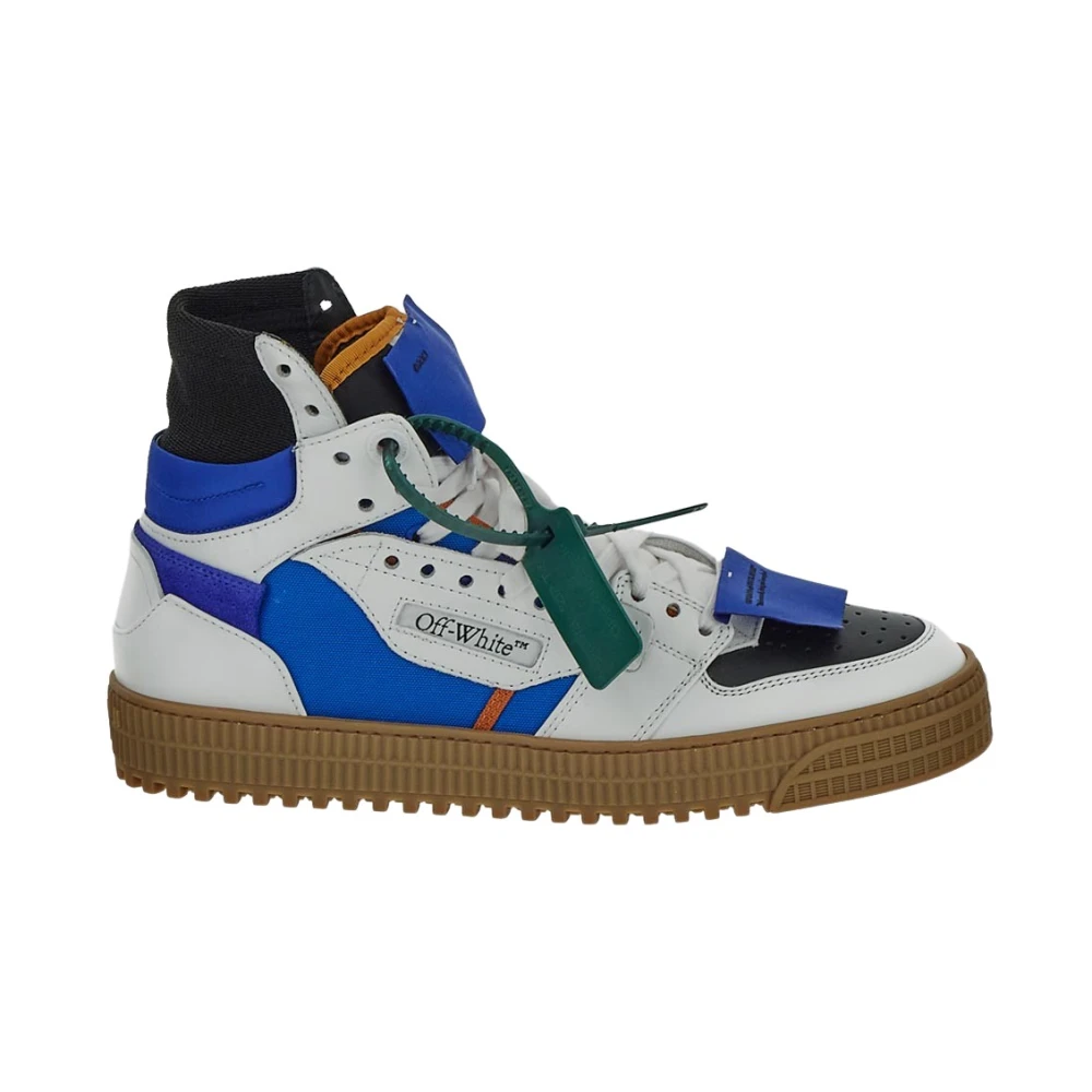 Off White Gedrukte Acryl Mix Deken Multicolor Heren
