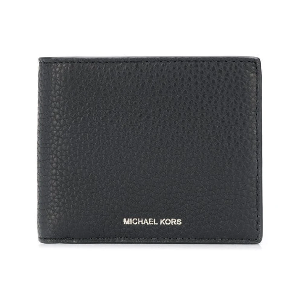 Michael Kors Hudson Portemonnee met Kleingeldvak Black Heren