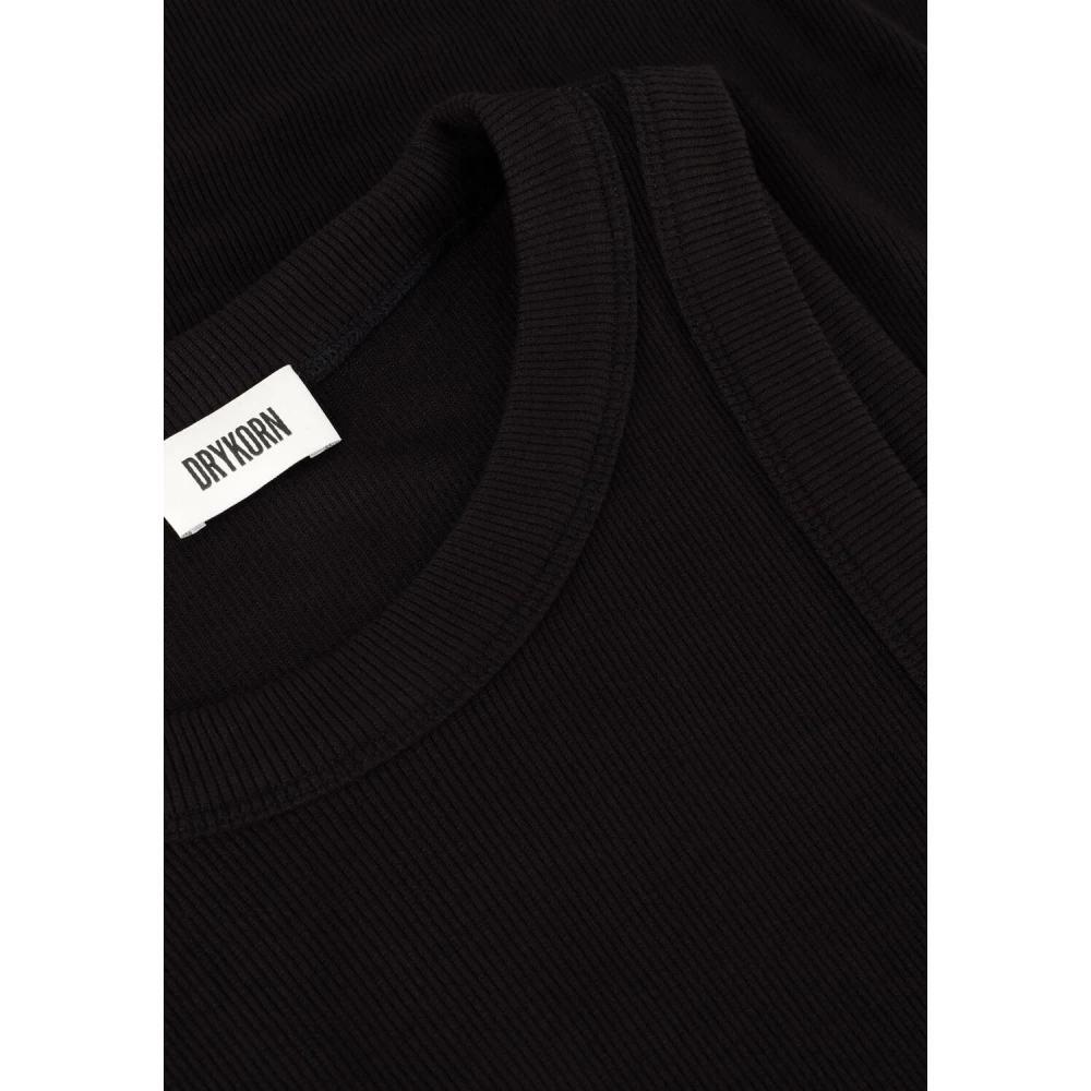 drykorn Elegante Zwarte Sankia Mini Jurk Black Dames