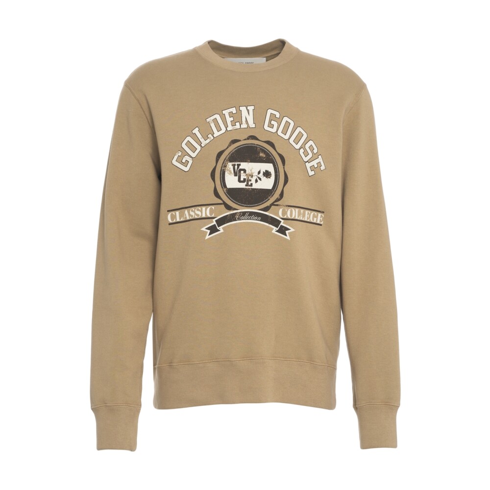 トップス GOLDEN  / CREW NECK LOGO EMBROIDERY Golden Goose Sweatshirts • Shop Sweatshirts from Golden Goose