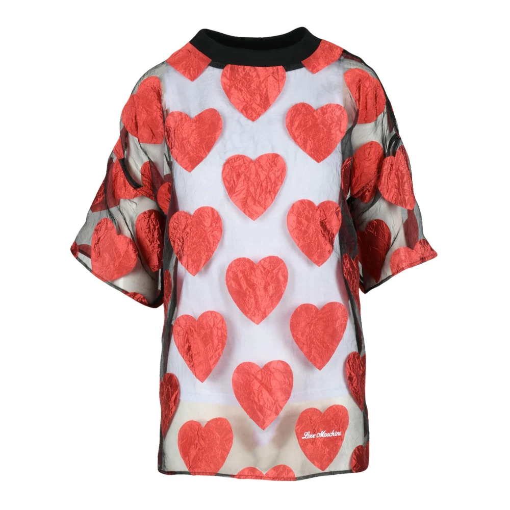 Love Moschino Stijlvolle Gebreide Top met Viscose Multicolor Dames