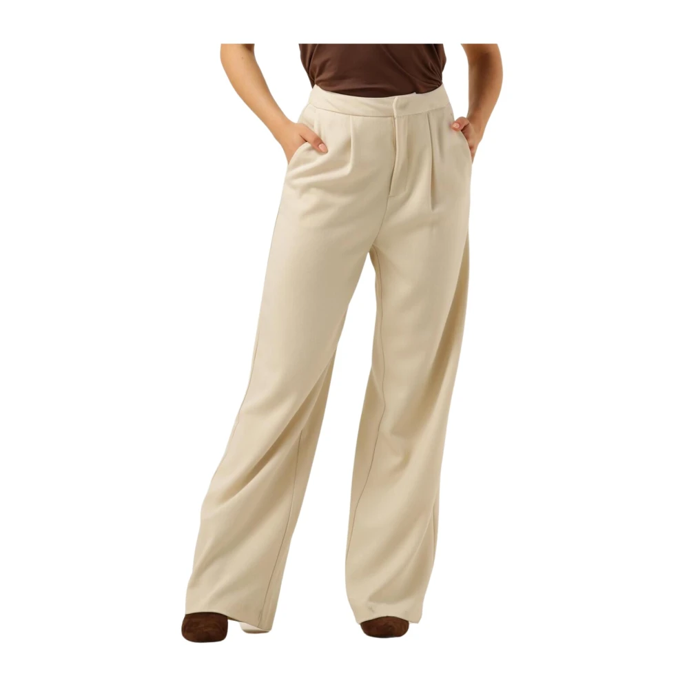 Notre-v Beige Stijlvolle Broek Nv-Ella Beige Dames