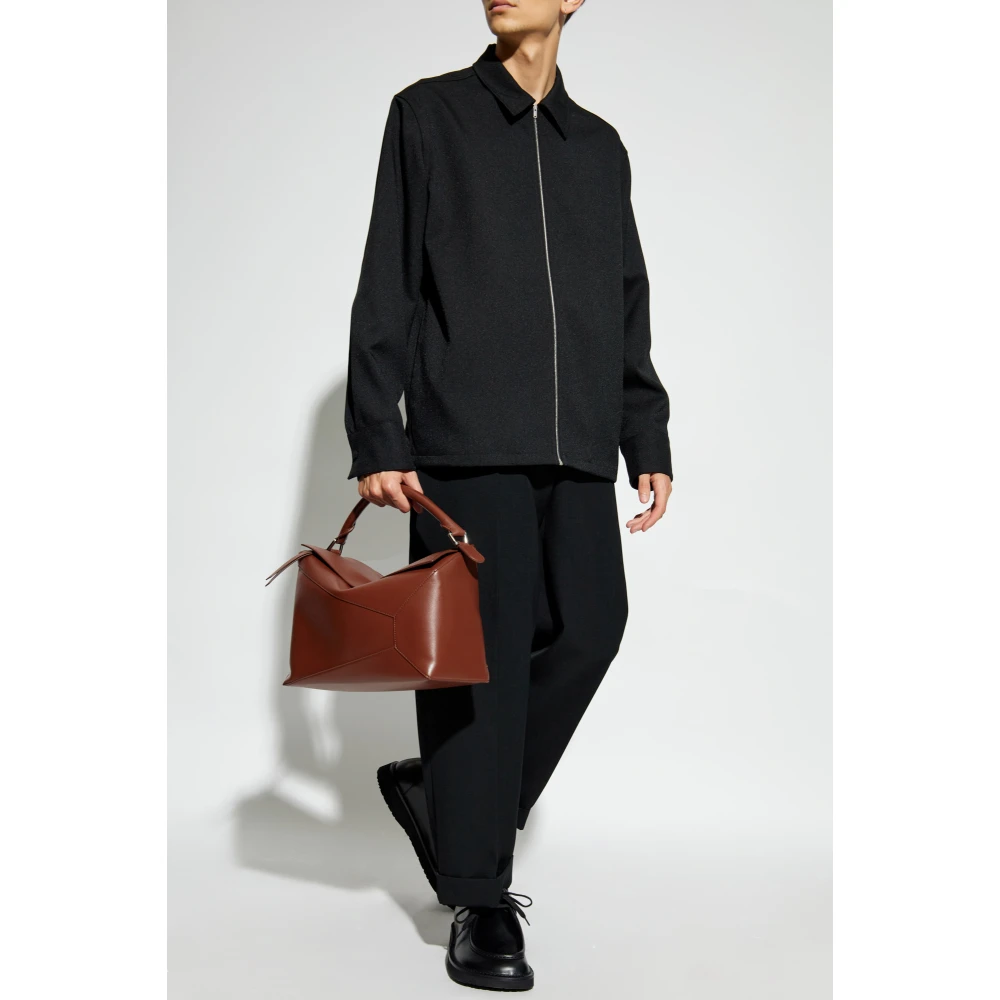 Jil Sander Broek met riem Black Heren