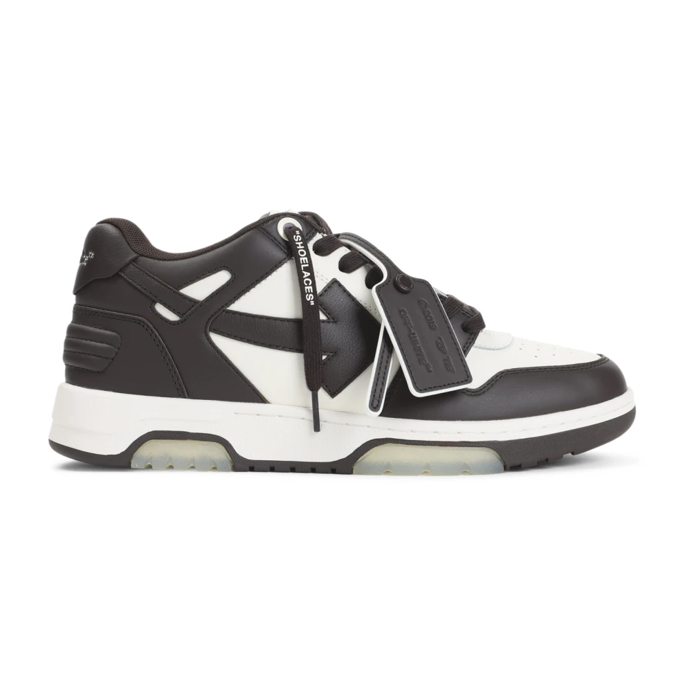 Off White Men's Brown Sneakers, 11 Uk, Out Of Office Trainers