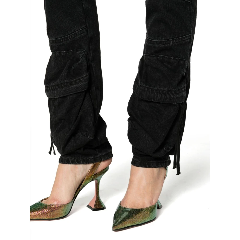 The Attico Zwarte Essie Jeans Black Dames