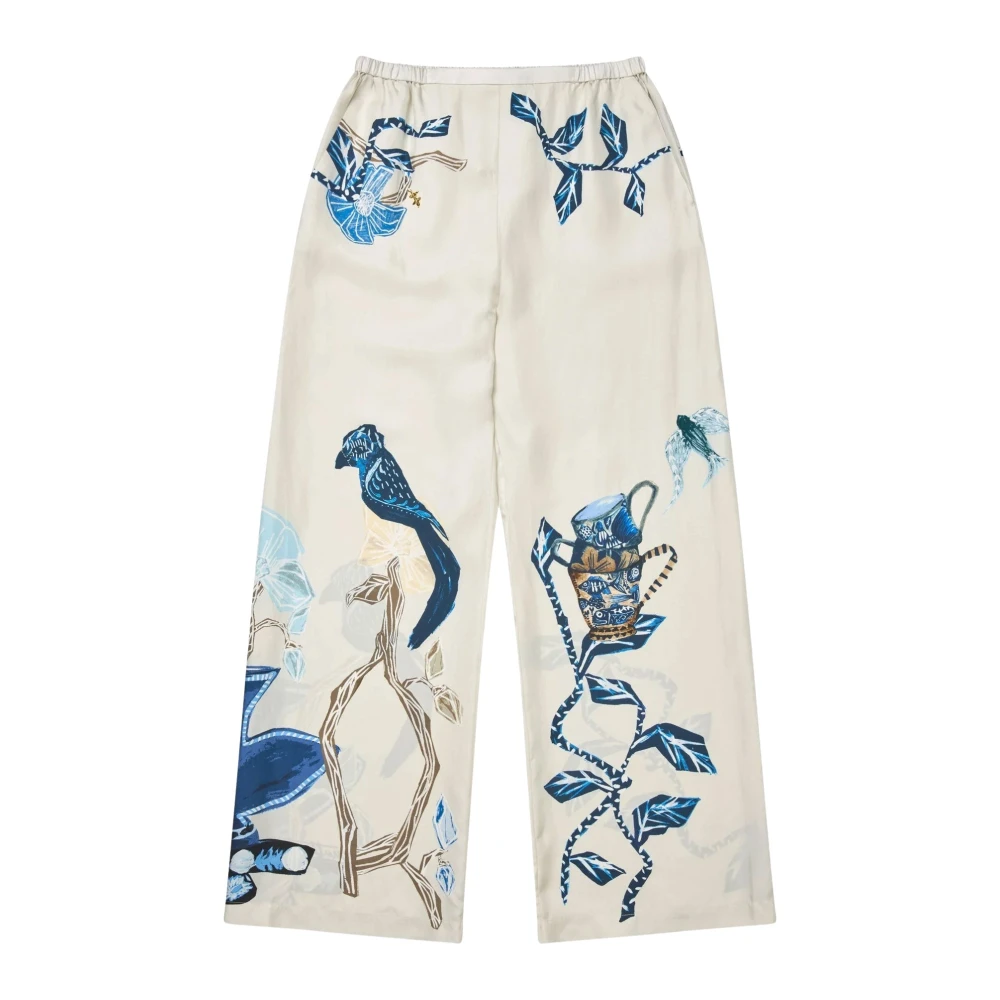 Munthe Women's Multicolor Wide Trousers, Xs, Fabert Trousers