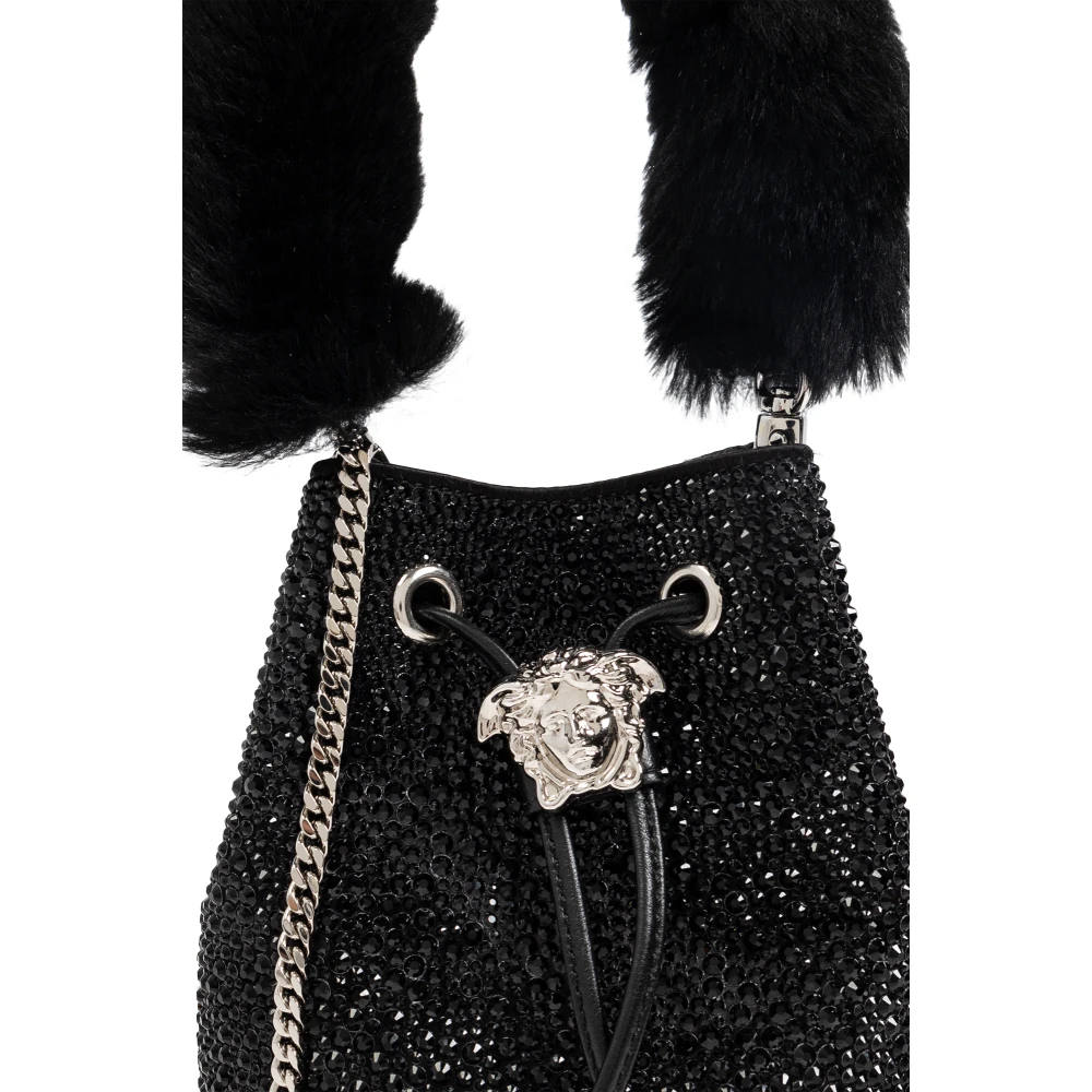 Versace Handtas La Medusa Mini bucket type Black Dames