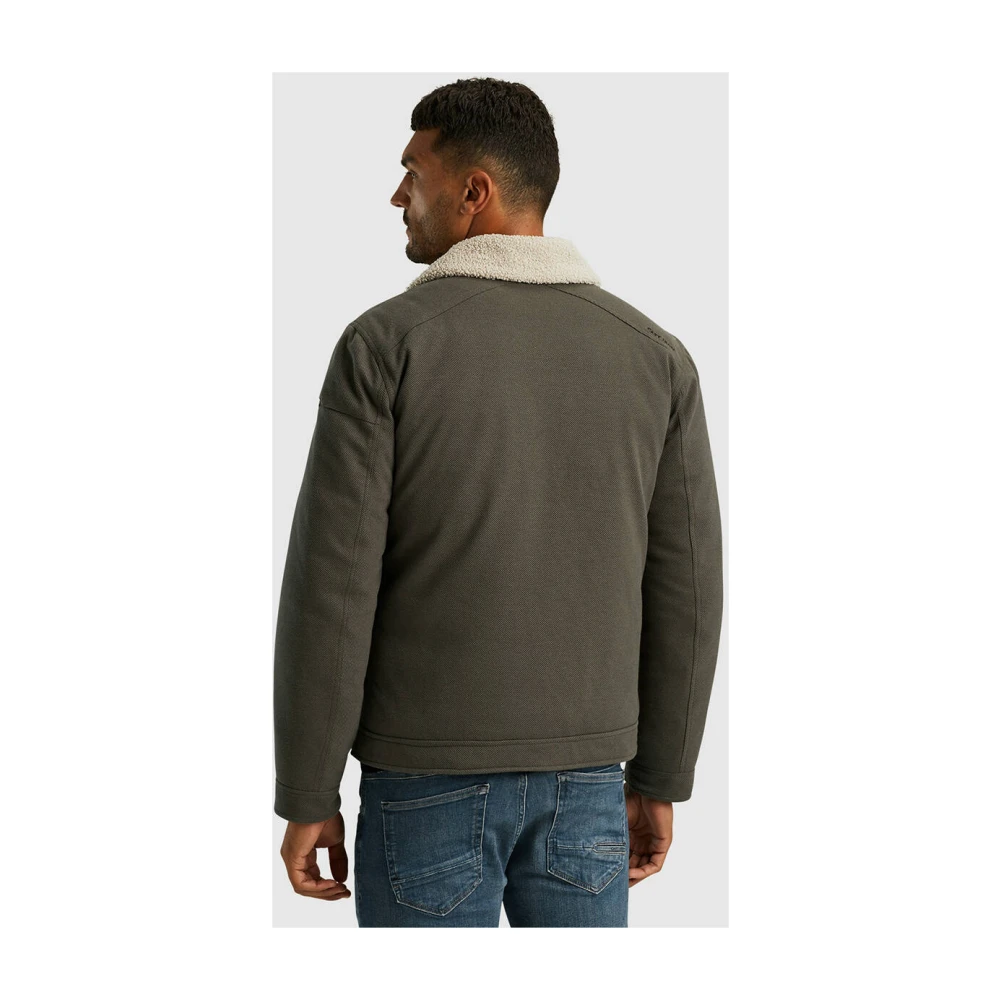 Cast Iron Studman Heavy Twill Kort Jack Green Heren