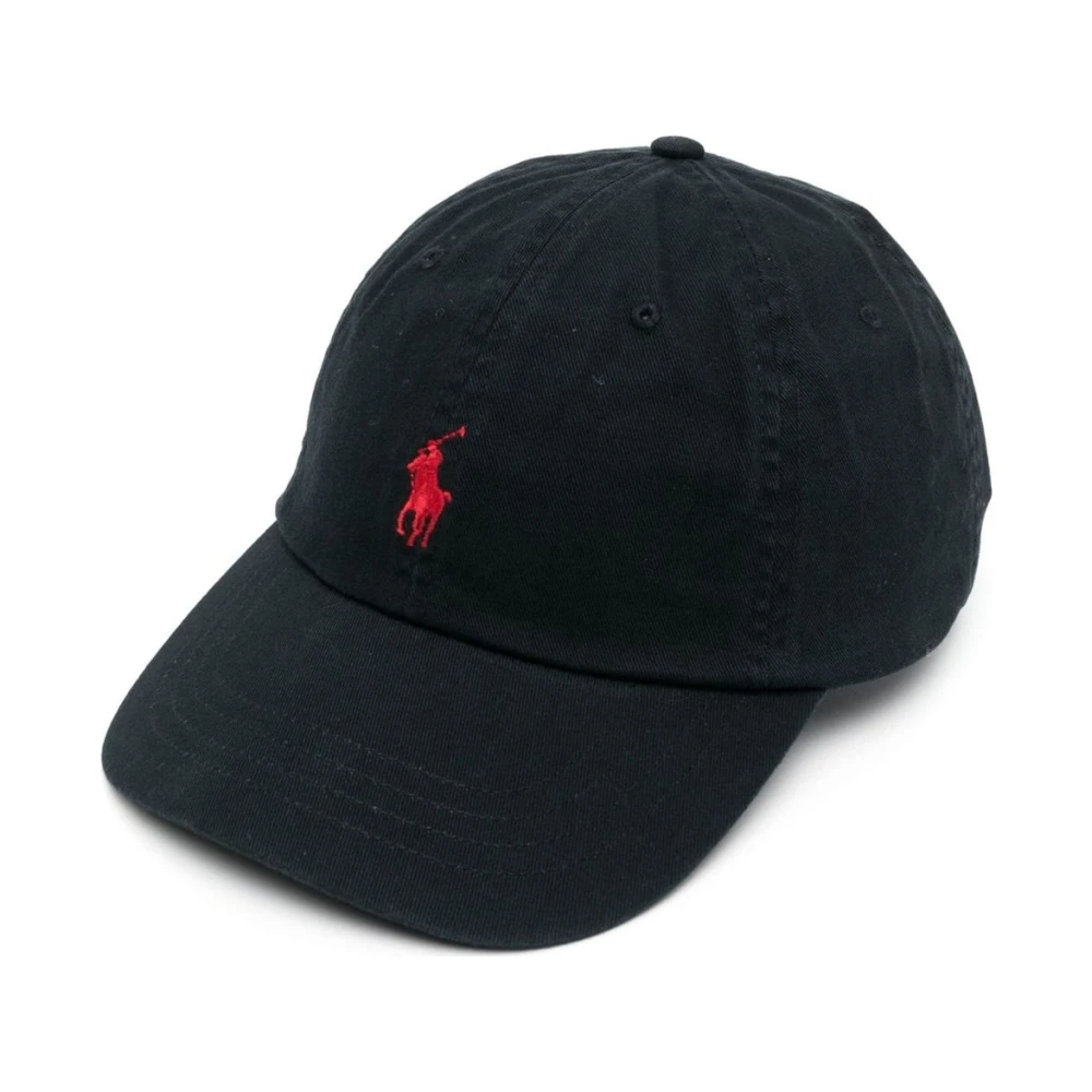 Polo Ralph Lauren Men's Black Hats & Caps, One Size, Classic Sport Cap