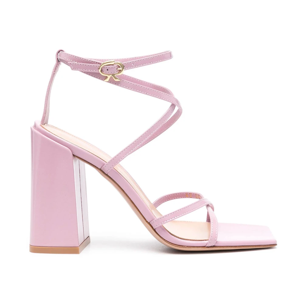 Gianvito Rossi Women's Pink High Heel Sandals, 8 Uk, Stylish Sandals