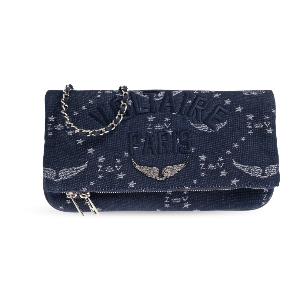 Zadig & Voltaire Donna Blu Borse, Taglia Unica, New,