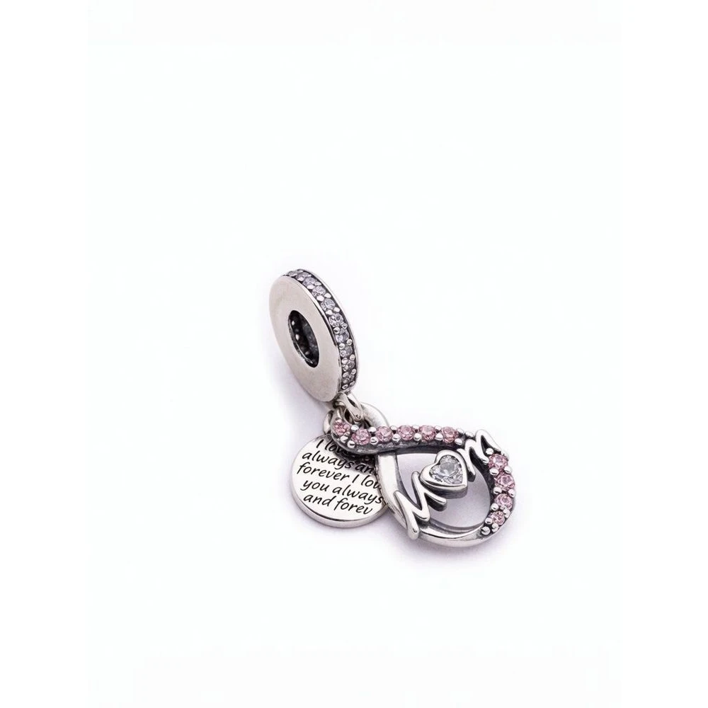 Pandora Gray Jewellery, Female, One Size, Mom Infinity Double Dangle