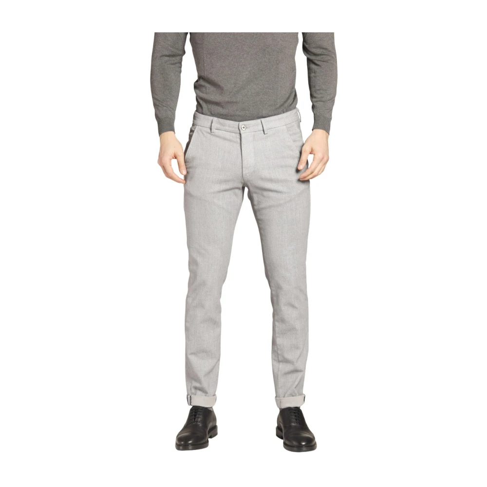 Mason's Stijlvolle Broek voor Mannen Gray Heren