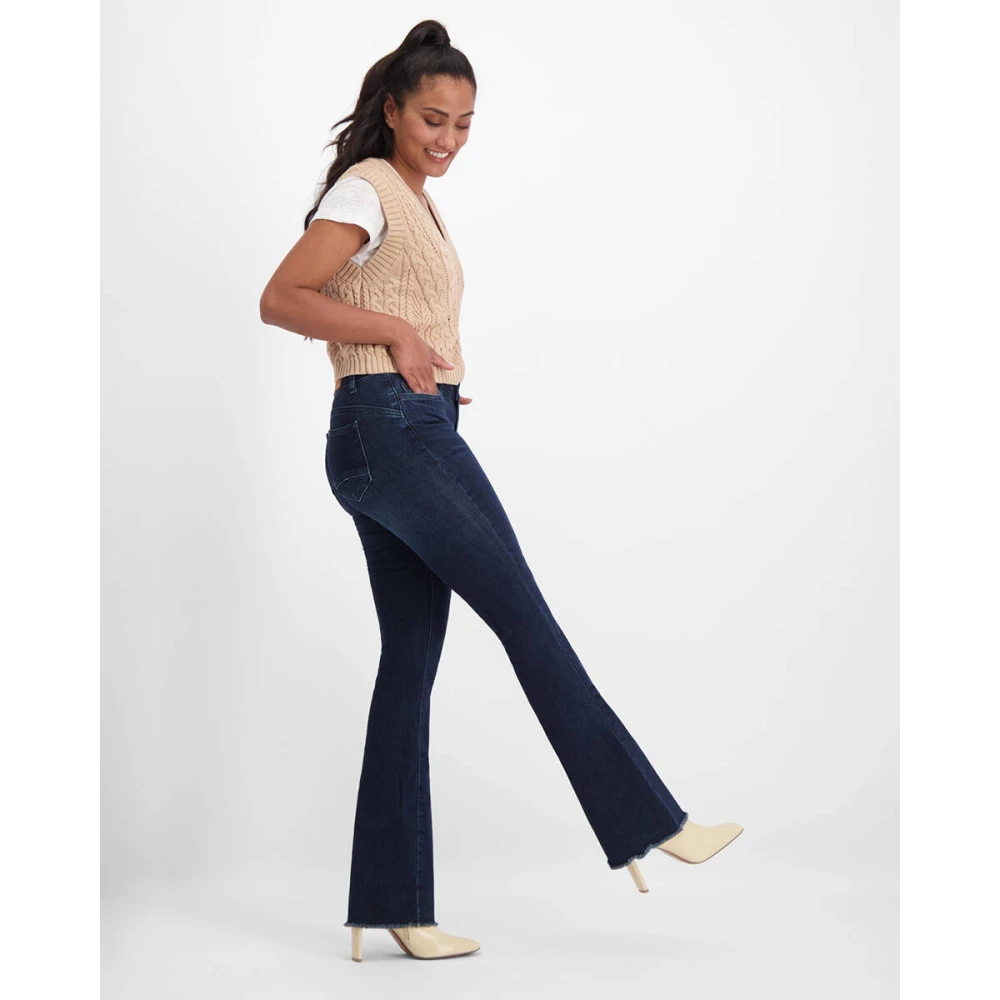 Florez Flared Jeans Cr0019 Blue Dames