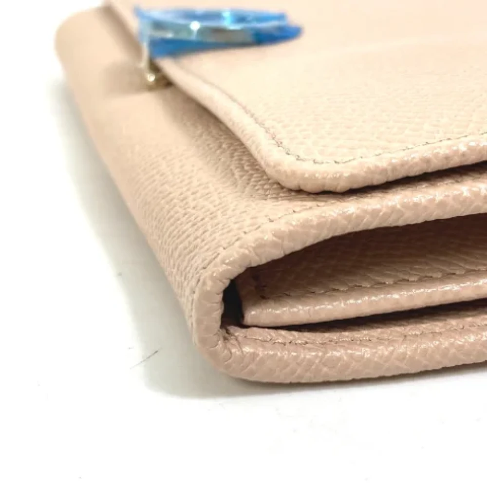 Bvlgari Vintage Pre-owned Leather wallets Pink Dames