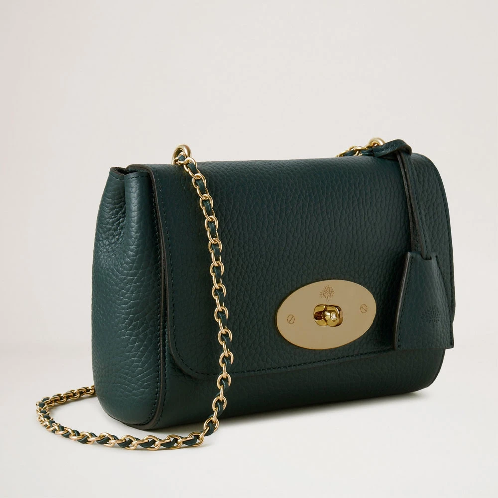 Mulberry Elegante Lily Groene Leren Tas Green Dames
