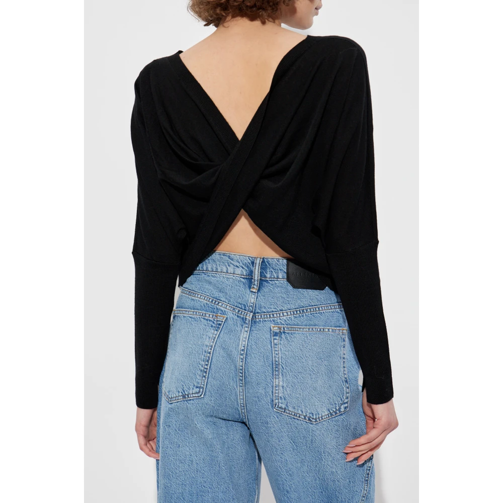 AllSaints Trui Julieana Black Dames