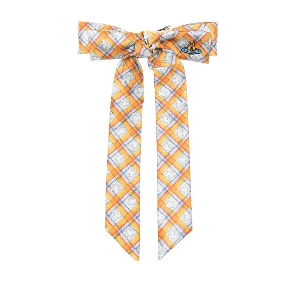 Vivienne Westwood Donkergele Strik Haaraccessoire Multicolor Dames
