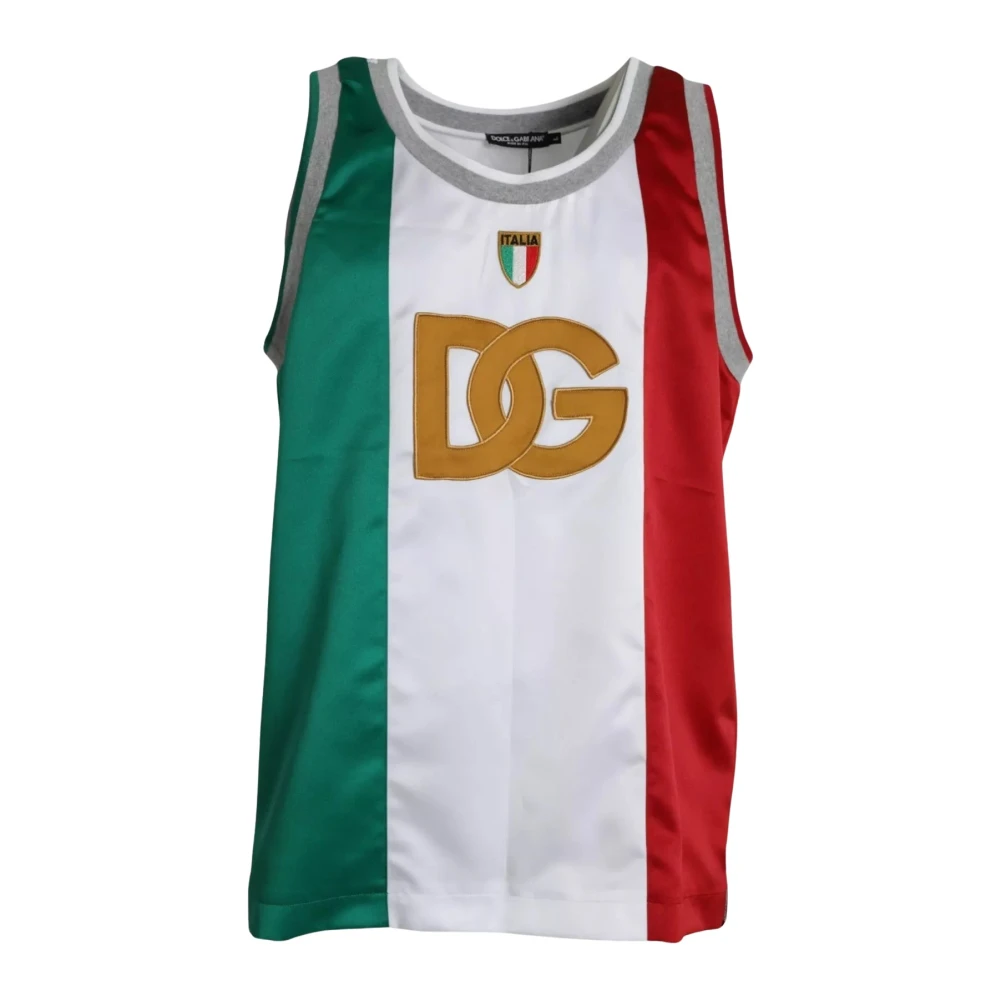 Dolce & Gabbana Uomo Multicolor Top, E, S, New,