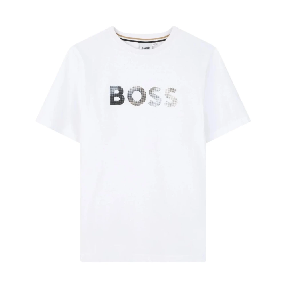 Hugo Boys White T-Shirts - Kids Short Sleeve T-Shirts - 16 Y - Kids