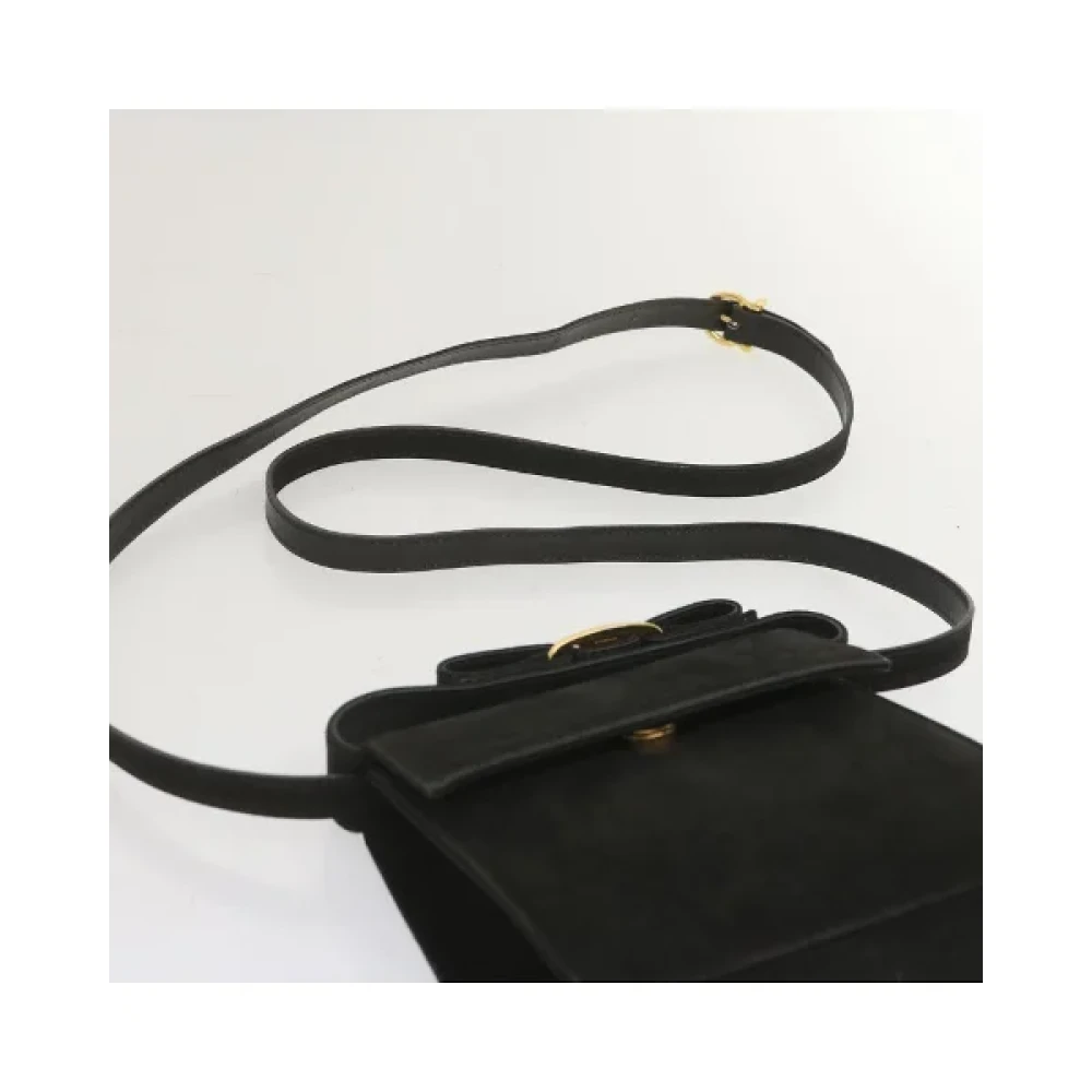 Salvatore Ferragamo Pre-owned Suede handbags Black Dames