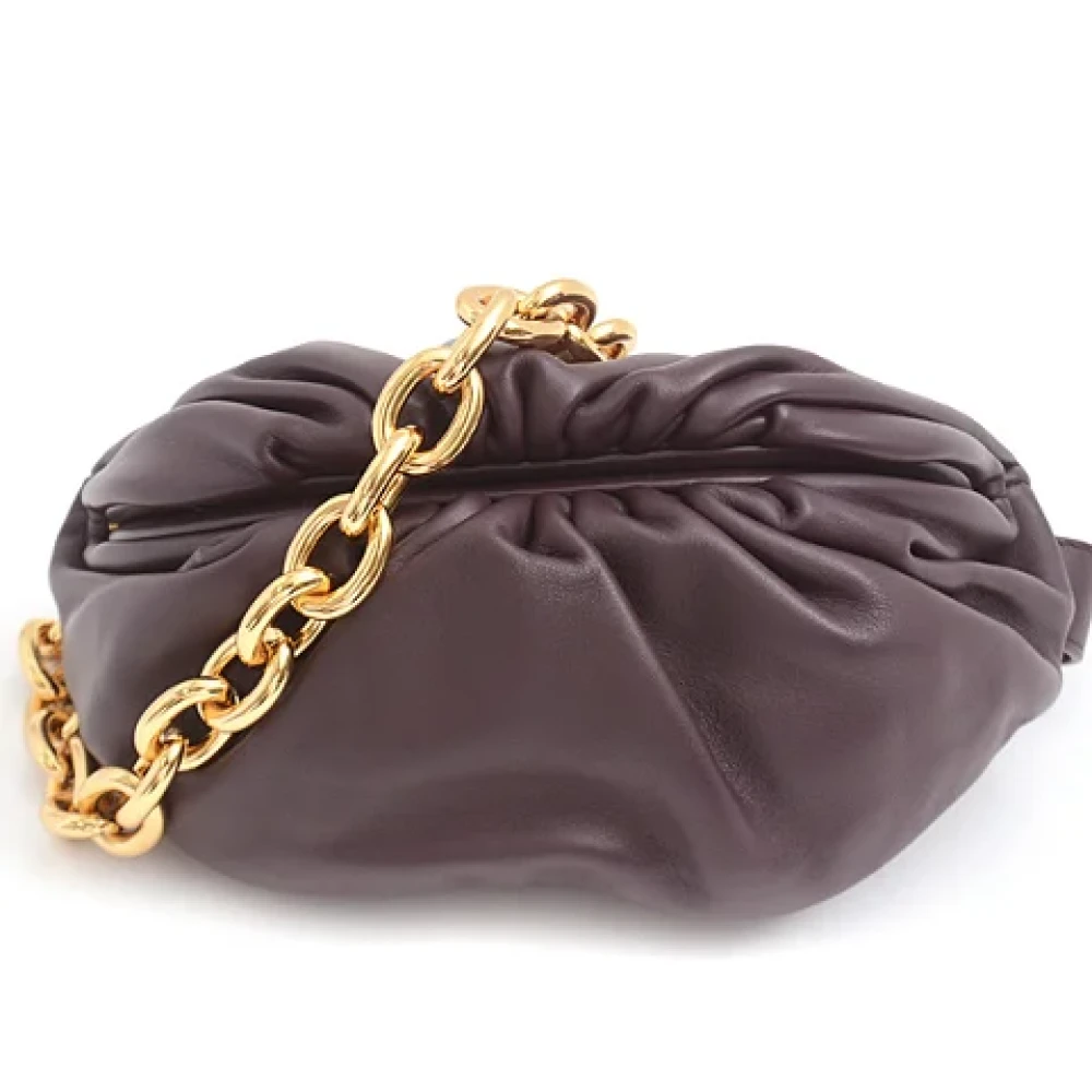 Bottega Veneta Vintage Pre-owned Leather crossbody-bags Brown Dames