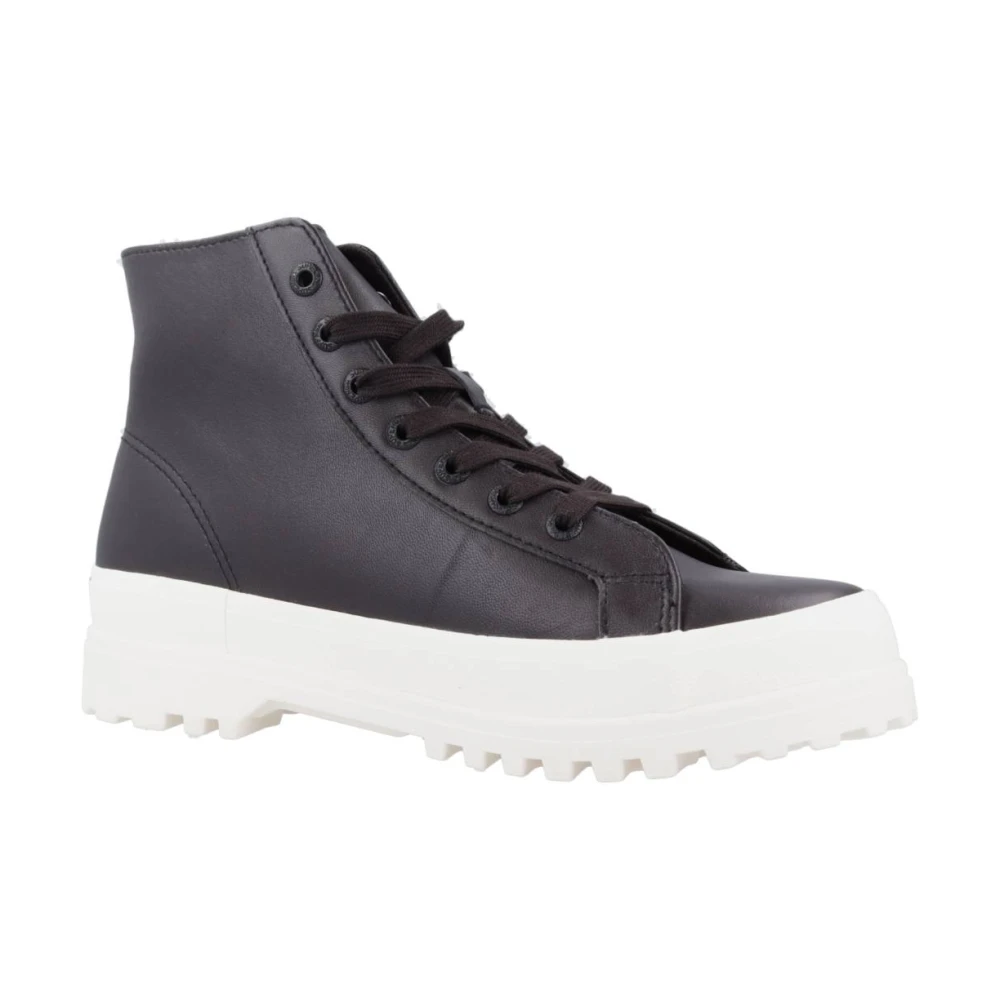 Superga Lace-up Boots Black Dames