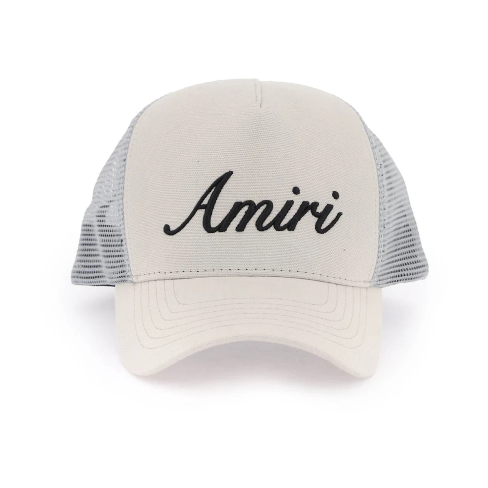 Amiri Script Baseball Cap White Heren