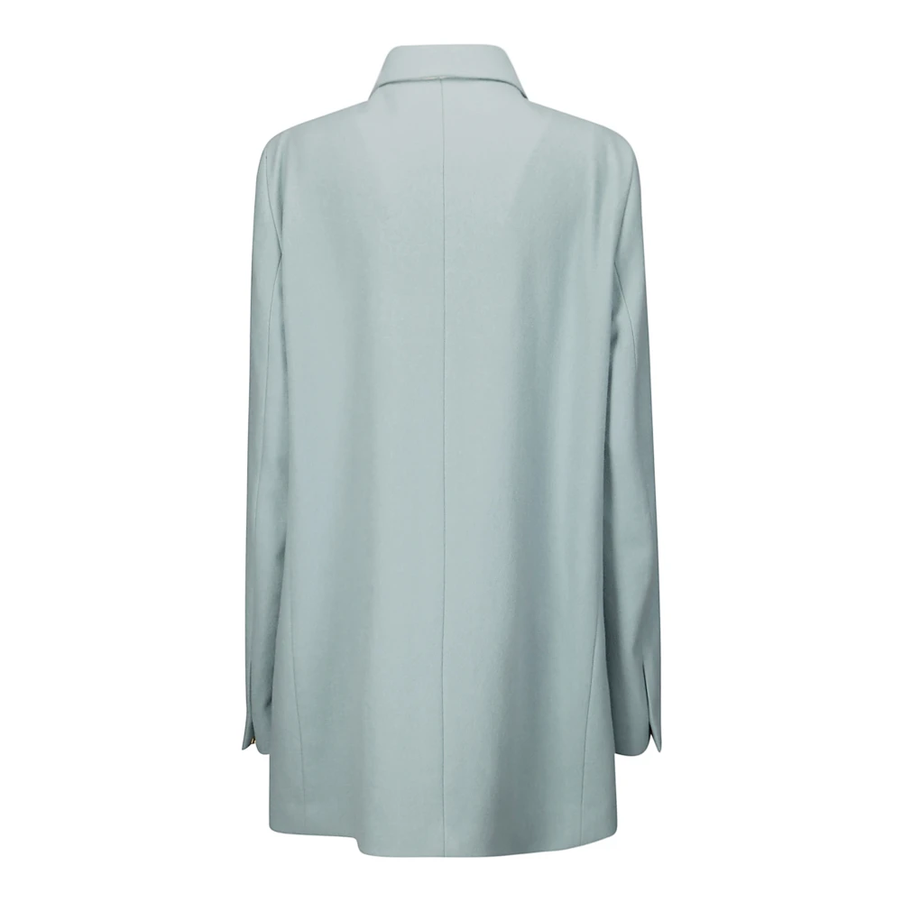 Dries Van Noten Stijlvolle Blink Jas Blue Dames