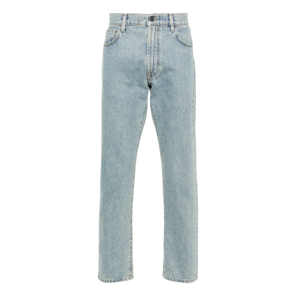 Moschino Klassieke Straight Denim Jeans Blue Heren