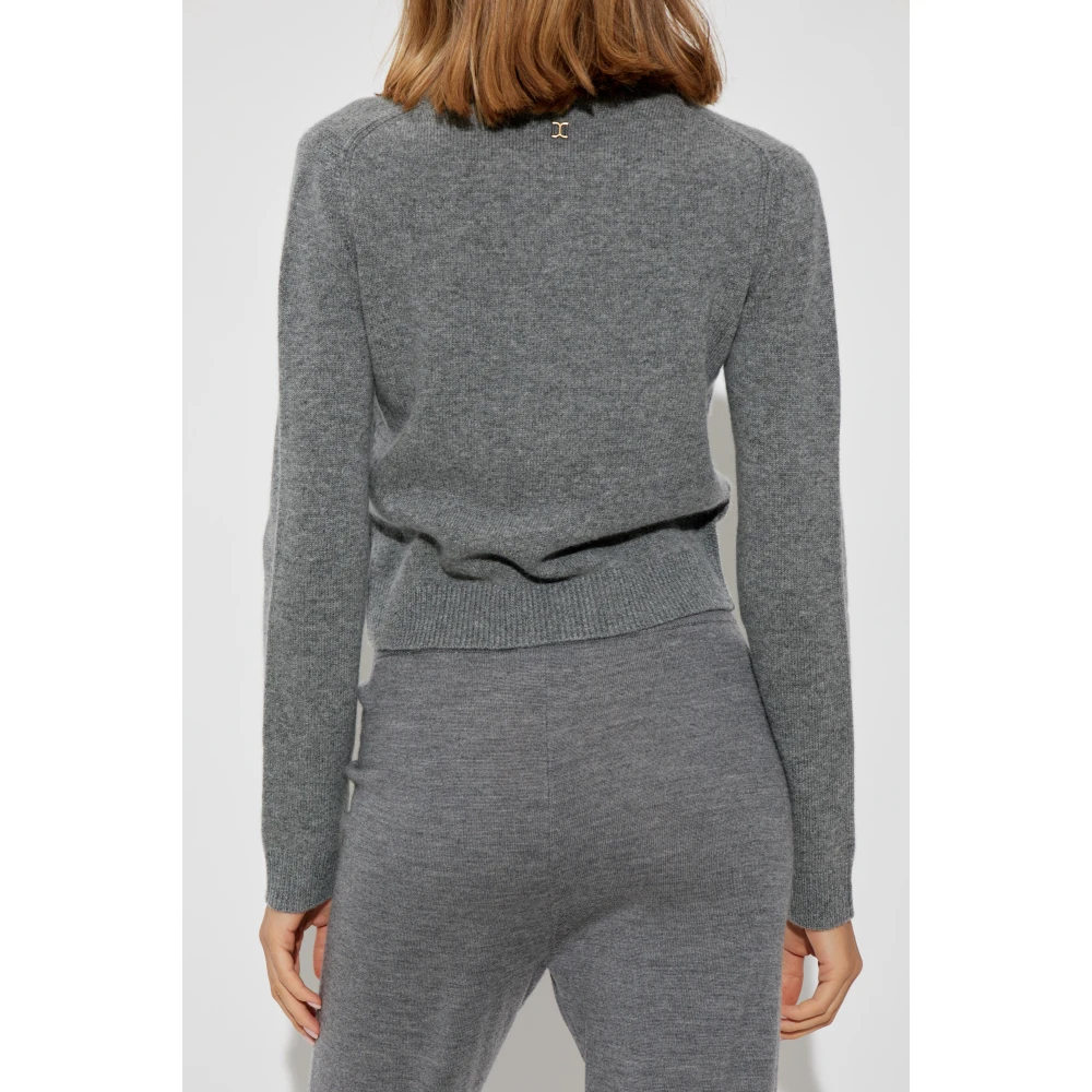 Chloé Polo Sweater Gray Dames