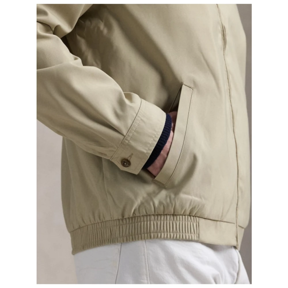 Polo Ralph Lauren Bi-Swing Jack Lichtgewicht Polyester Katoen Gevoerd Beige Heren