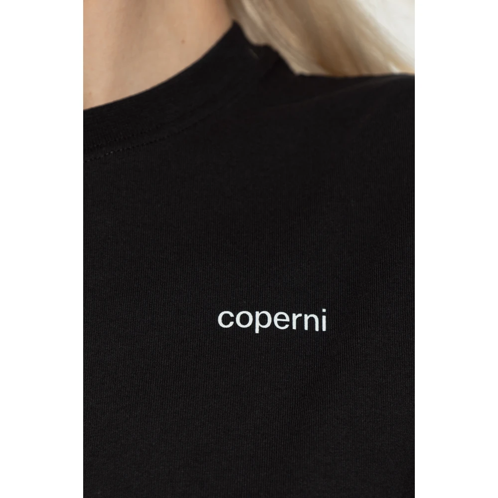 Coperni Bodysuit met logo Black Dames