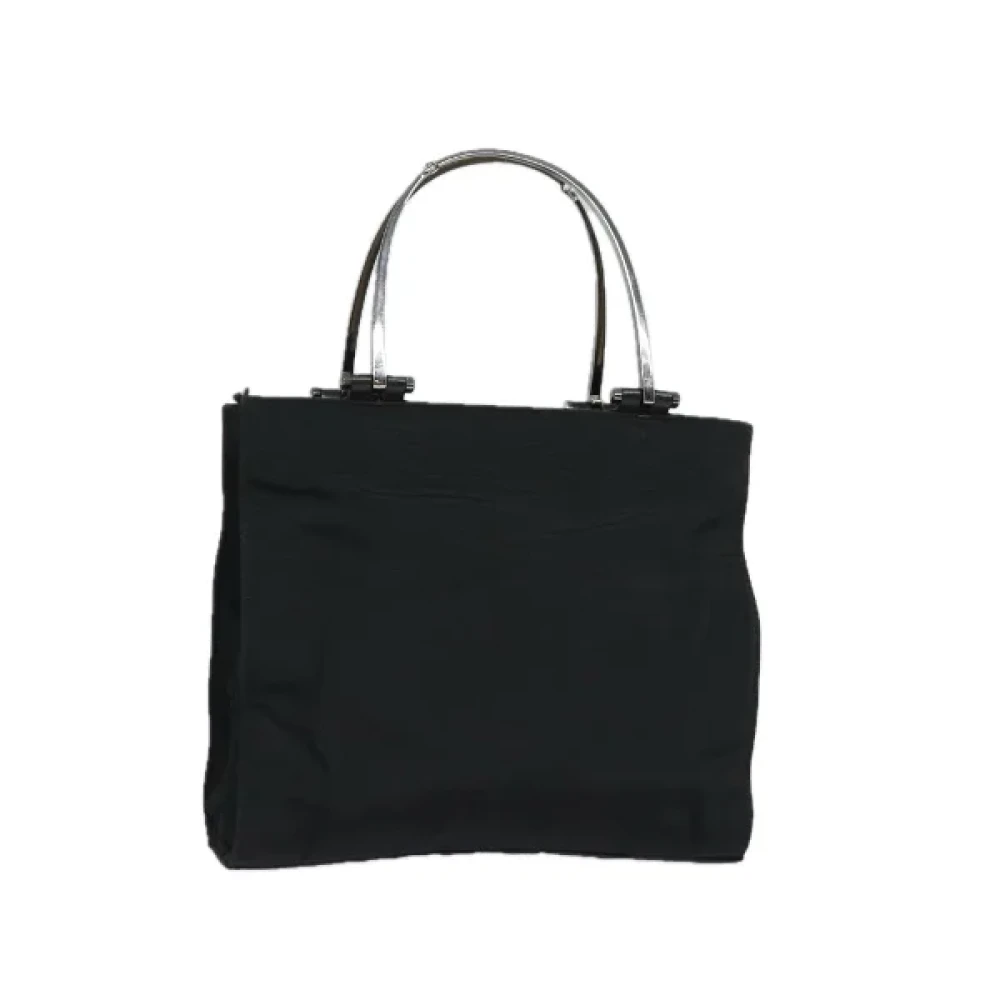 Gucci Vintage Pre-owned Nylon handbags Black Dames