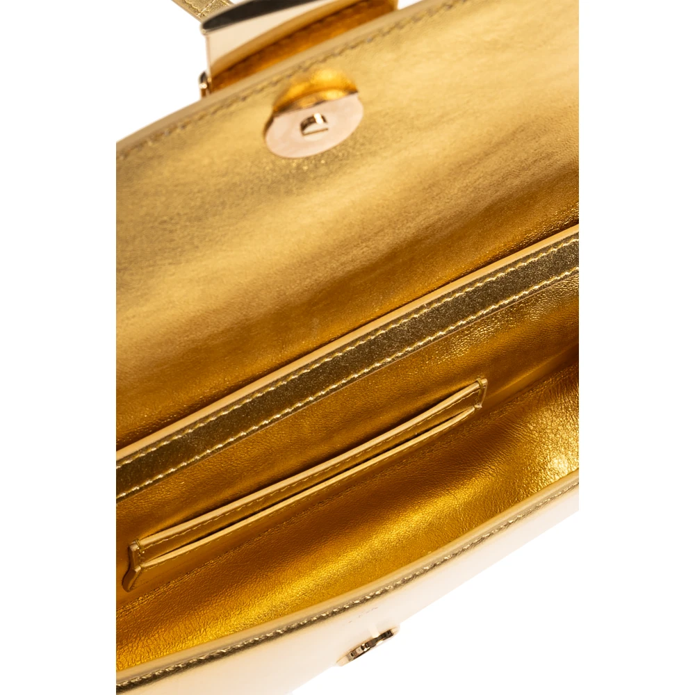 Salvatore Ferragamo Schoudertas Fiamma XS Yellow Dames
