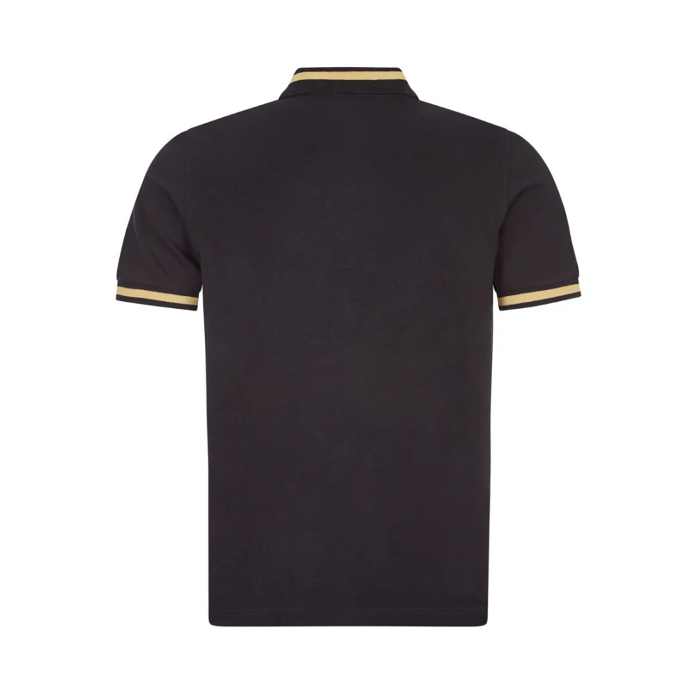 Fred Perry Originele Single Tipped Polo in Zwart Champagne Black Heren