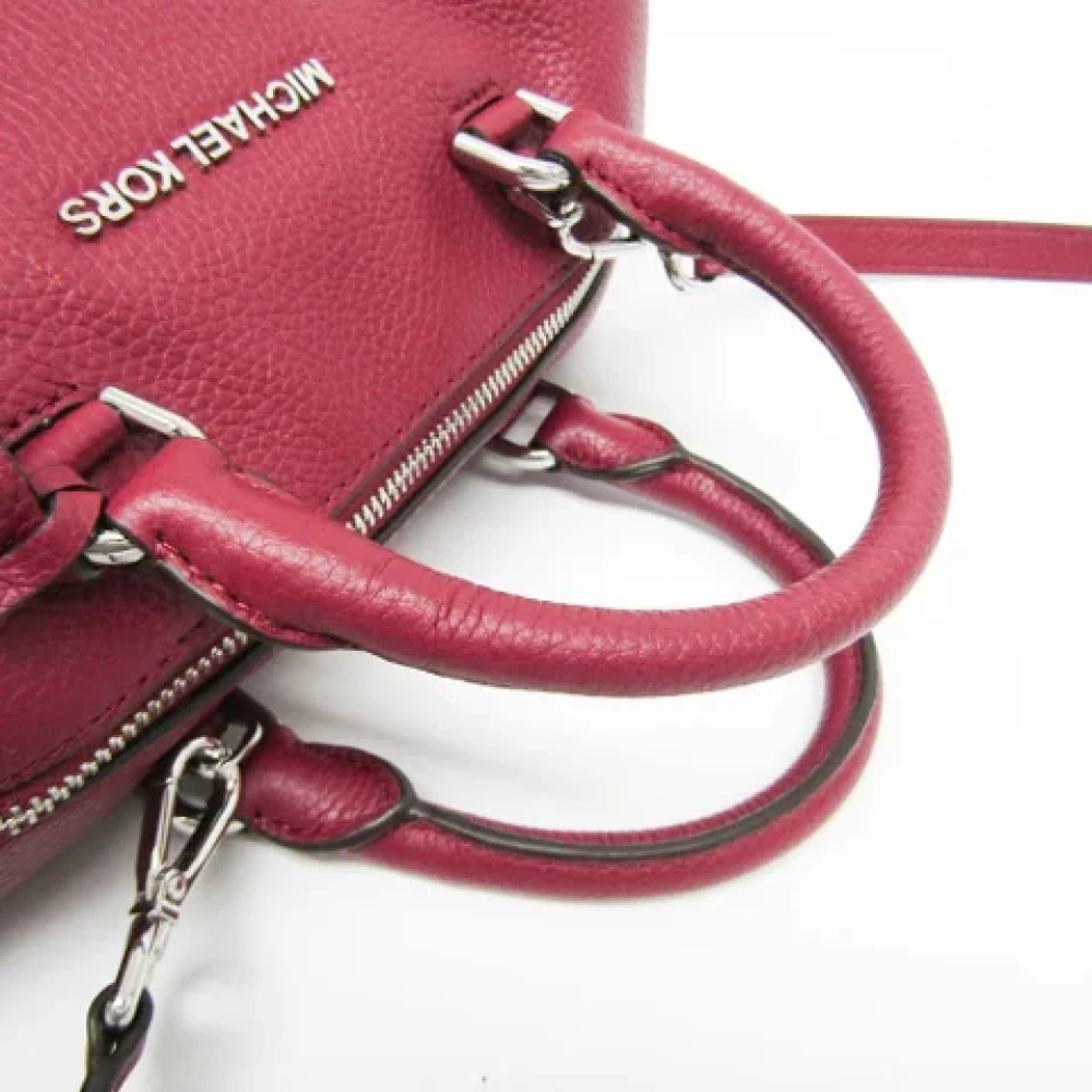 Michael Kors Pre-owned Leather handbags Red Dames