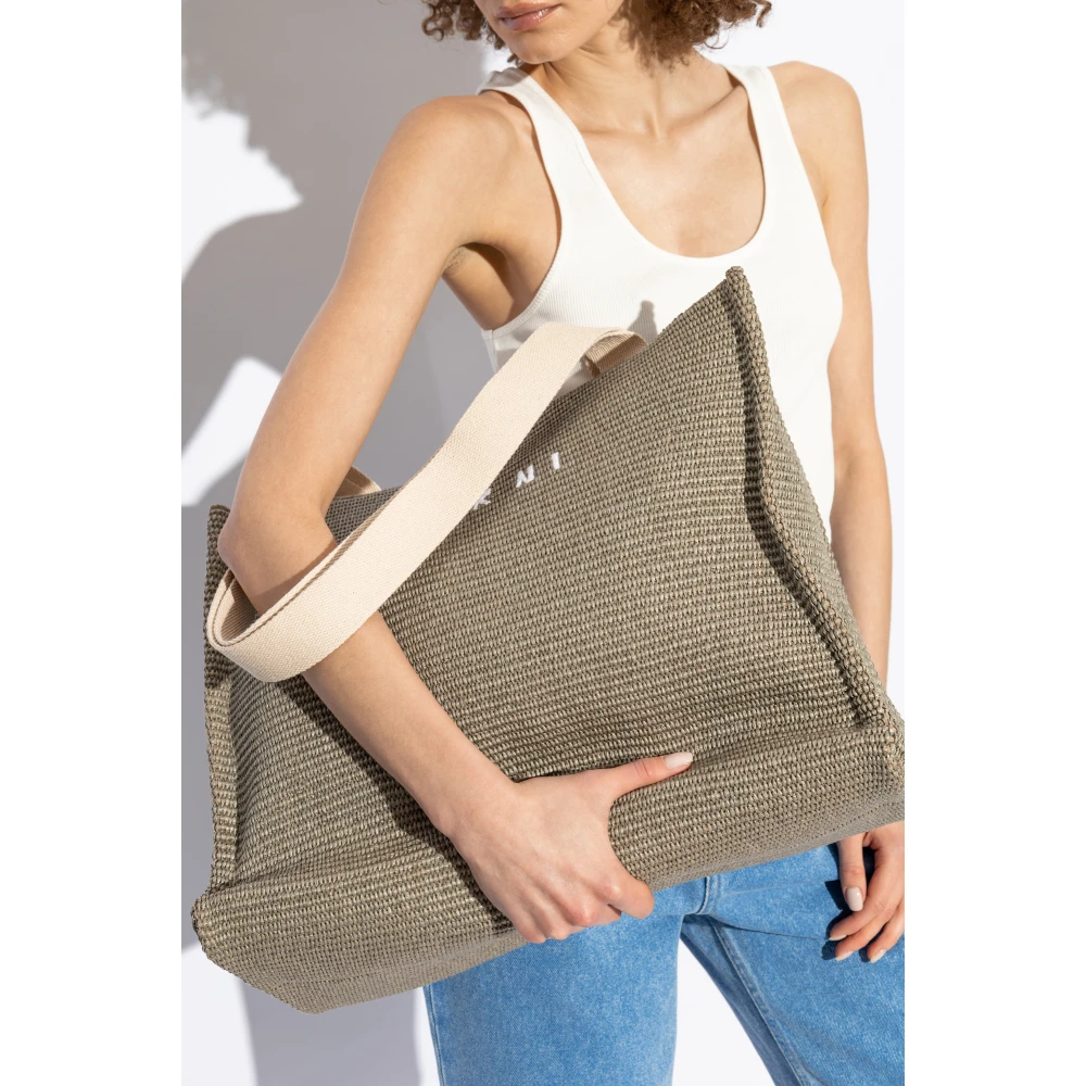Marni Tas type Shopper Gray Dames